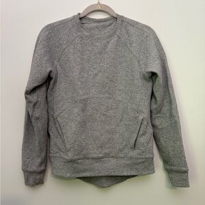 Lululemon Athletica Gray Crew Neck Sweater